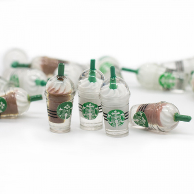 Шармик Старбакс (Starbucks), бело-коричневые